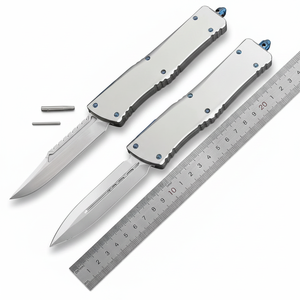 Cuchillo de bolsillo plegable Micro Tech, herramienta multifuncional portátil de alta dureza para defensa personal, hogar y exteriores - Product Image 1