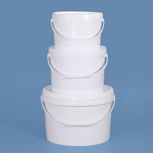 Plastic Paint Bucket 5L 20L With Lid For Chemical <b>Packaging</b> Cylinder Shape PP <b>Material</b> - Product Image 1