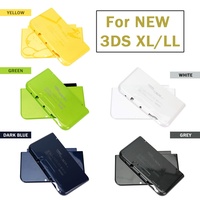 Coques supérieures et inférieures pour console de jeu, côtés A+E, accessoires, couvercle de batterie, matériau ABS pour NEW 3DSXL/LL
