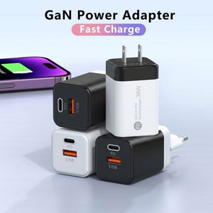 20W Fast <b>Wall</b> Charger Adapter <b>USB</b> A+C Dual Port Quick Charger <b>Plug</b> Cube for Phone 15 14 13 12 11 Pro Max - Product Image 3