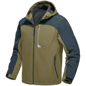 Veste Softshell Homme Coupe-Vent Imperméable Respirante Légère Col Montant Hiver Chaud Randonnée Extérieur Soldes Dernière Mode - Product Image 3
