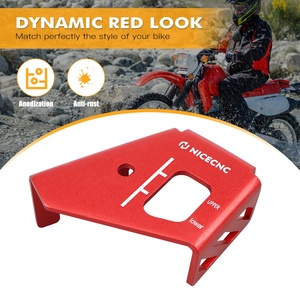 NICECNC Protection de réservoir de frein arrière de <span class=keywords><strong>moto</strong></span> pour Honda XR650L XR 650L 1993-2024 2022 Couvercle de protection Décoration Aluminium Garde - Product Image 5
