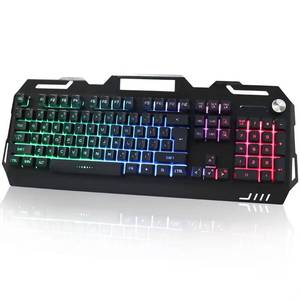 Populaire Ergonomie Rgb Backlit 104 Toetsen Bedrade Gaming Toetsenbord Muis Combo Met Pc <span class=keywords><strong>Computer</strong></span> Case - Product Image 6