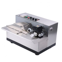 Machine de codage à encre solide de type large MY380F, imprimante semi-automatique de date et de numéro de lot pour étiquettes de cartes