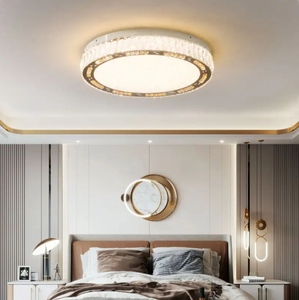 Gran oferta Zeal Lighting OEM lámparas de techo círculo decorativo Simple lujo cristal Led luces de techo modernas - Product Image 2
