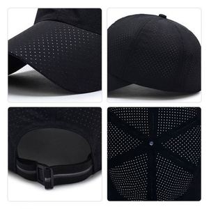 Casquette de baseball personnalisée pour hommes et femmes, séchage rapide, logo personnalisé, maille respirante, couleur unie, casquette snapback, casquettes de sport - Product Image 5