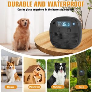 Tetra Dog Bark Deterrent Device Ultrasonic Rechargeable With <b>Remote</b> <b>Control</b> For Indoor Outdoor Use - Product Image 3