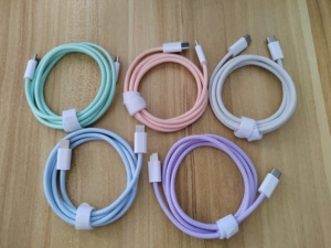 Cable de Carga Rápida Tipo C para Teléfono 15, Cable USB Tipo C con Trenzado de Nailon de Color - Product Image 4