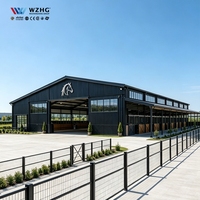 Structure en acier à travées libres durable pour arène équestre, Picadero Cubierto Metalico, Nave Agricola, Caballos, préfabriquée