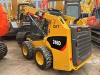Beliebteste gut verkaufte Caterpillar Marke Gebraucht Mini Small CAT246D Kompakt lader auf Lager mit Best Review zum Verkauf