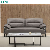 Liyu Empfangsbüro-Sofa Modulare Sektional-Couchgarnituren mit Schwammfüllung und PU-Lederbezug für Wohnungen und Lagerhallen