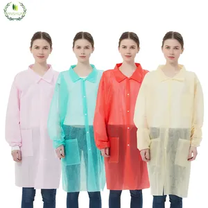 Tuyệt vời giá dùng một lần an toàn Coverall bảo vệ Coverall không dệt Beauty Salon gown