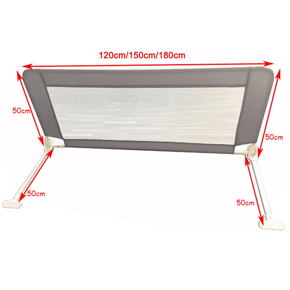 Infant Safety Kids Folding Travel Baby Fence Bed Corner Crib Side Rail Guard Protector For Toddlers Bed Rails Travel Bed Rails