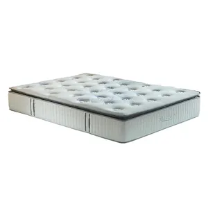 Europe Style Bedroom Furniture Cheap Bed Mattress Hypo-allergenic King Size Memory Foam Pocket Spring Mattress