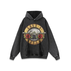 <span class=keywords><strong>Sweat</strong></span>-shirt en coton oversize à col rond, imprimé direct, style <span class=keywords><strong>vintage</strong></span> euro-américain, effet vieilli, unisexe, hip-hop - Product Image 3
