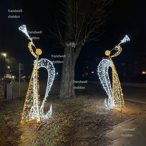 2025 Nuevo diseño IP68 Impermeable Tinsel LED Esfera de Navidad Adornos colgantes con energía solar <span class=keywords><strong>para</strong></span> exteriores - Product Image 2