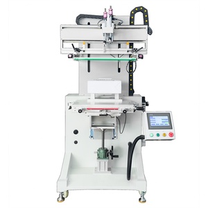 Nueva Máquina de Serigrafía Semiautomática de Cantilever de Alta Precisión para Impresión de Bolsas Planas con Sistema Servo PLC, Certificación CE, 220V - Product Image 1