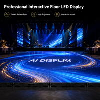 Écran LED P3.91 pour sol, mur vidéo pour scène de concert, événements en ascenseur, fonction interactive, performance visuelle fluide, indice de protection IP65