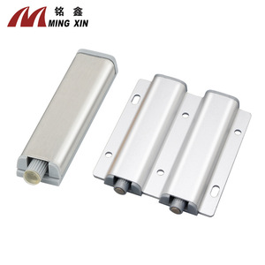 Ming Xin Aluminum Alloy Rebound Device Flush Mount Soft Closing For <b>Cabinet</b> Doors And Drawers - Product Image 1