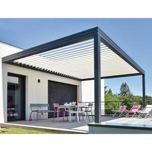 French Vente en gros de kits Pergola-aluminium 3x4 préfabriqués de grande qualité avec véranda extérieure et patio Fournisseurs - Product Image 1