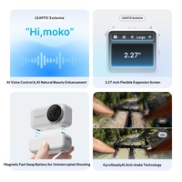 Caméra d'action portable 8K AI avec puce 4nm, commande vocale intelligente, étanche, mini caméscope sportif pour le vlogging