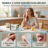 Bandes Orales Équilibrantes avec Ashwagandha, Magnésium et Extrait de Safran – Complément Bien-être Féminin – OEM ODM Marque Privée