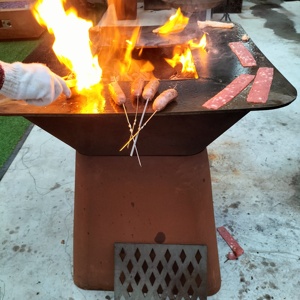 Parrillas de <span class=keywords><strong>barbacoa</strong></span> de acero Corten Fire Pit Heavy Large BBQ - Product Image 2