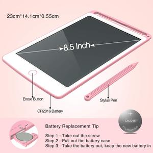 Électronique <span class=keywords><strong>tablette</strong></span> d'écriture LCD Portable 8.5 Pouces planche à dessin numérique pavé d'écriture <span class=keywords><strong>pour</strong></span> enfants adulte - Product Image 3
