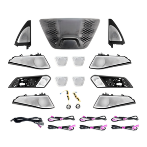 Altoparlante con Luce Ambientale Illuminata per BMW X5 G05 X7 G07, Altoparlante Bass per Porte Anteriori e Posteriori con Copertura Illuminata per Interni Auto - Product Image 1
