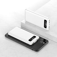 Nouvelle batterie externe ultra-fine 10000 mAh, chargeur portable, batterie externe puissante, batterie externe électronique 10000 mAh