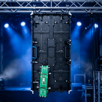 Écran LED P2.9 500x1000 pour location, armoire à entretien frontal, connexion rigide, affichage LED à moule privé