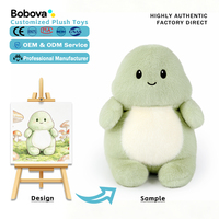 Peluche tortue personnalisée, jouet doux et réconfortant, tissu super doux, rembourrage en coton PP, coquille brodée pour enfants