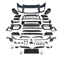 Kit Bumper Depan & Lampu Depan untuk Porsche Panamera 970 (2010-2016), Gaya Turbo yang Ditingkatkan, Bahan PP, Belum Dicat