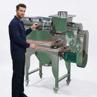 Industrielle Ultradünne Pulver-Trennmaschine für Graphit, Talkum, Kaolin, Aluminiumoxid, Siliziumdioxid mit Luftstrahlsieb und Vibrationssieb