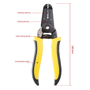 Alicates Pelacables Eléctricos 10-22AWG, Herramienta para Pelar Cables de 0.6-2.6mm² con Mango Antideslizante para Reparación Eléctrica - Product Image 6
