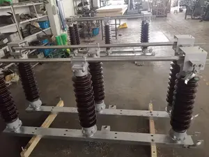 Instalación al aire libre 3 fases 3 polos interruptor de rotura de carga de aire 72.5KV 630A interruptores de porcelana motorizado Ti 3an desconexión rápida 630 - Product Image 6