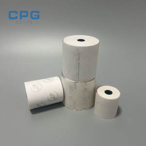 Rollo de Papel Térmico de Bajo Polvo al por Mayor, 48gsm 65gsm 80x60mm, Papel de Impresión Térmica Ecológico para Farmacias y Puntos de Venta, Papel para Recibos - Product Image 1