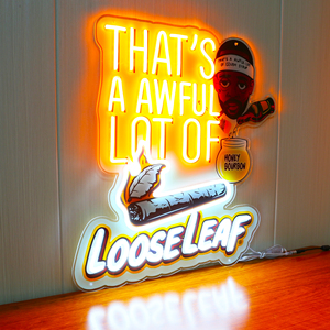 Enseigne lumineuse pour boutique de tabac, lettres lumineuses, publicité, acrylique, feuilles détachées, enseigne au néon LED - Product Image 3