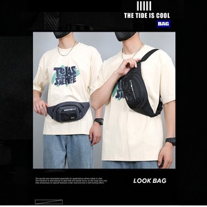 Men's Fanny Pack Multi Functional Waist Bag Oxford Cloth Water Repellent Sport Chest Bag For Everyday Use - Product Image 3