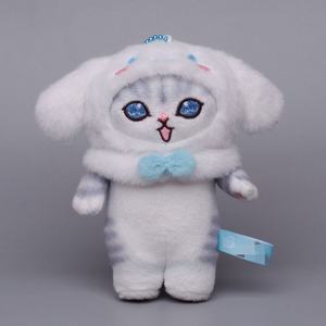 All'ingrosso bella bambola di peluche giocattoli Kawaii Mini squalo gatto peluche portachiavi giocattolo per zaino - Product Image 6