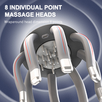Vente en gros en usine Outil de massage automatique intelligent rechargeable à 8 têtes Masseur multi-têtes pour soulager le stress