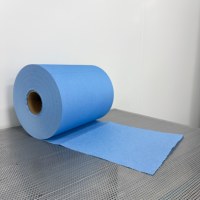 Blaue Vlies-Wischtücher-Rollen Weiche Langlebige Reinigungsrollen für die Pflege Empfindlicher Oberflächen