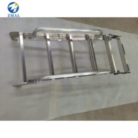 Échelle d'échafaudage en alliage d'aluminium avec marches d'escalier Échelle de toit de hayon de camion pour utilisation tout-terrain