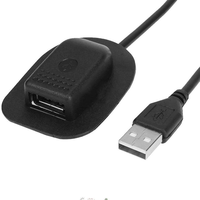 Adaptador de Interfaz de Carga USB2.0 Externo, Cable de Carga para Mochila