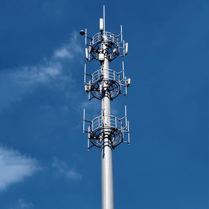 Werks anpassung 20m-30m Polygon förmige Kommunikation Stahlmast Turm telekommunikations mast - Product Image 6