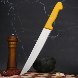 Vente flash : couteau de cuisine professionnel en acier inoxydable à lame tranchante de 8'', 9'' et 10'' avec manche en PP coloré - Product Image 5