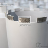 Foret diamanté soudé au laser pour perçage humide, idéal pour la découpe de béton en construction
