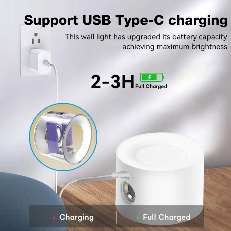 glow right magnetic remote wall lights