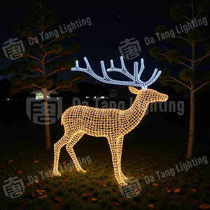 Lumière décorative en forme de cerf pour l'intérieur et l'extérieur, jardin, scènes nocturnes, création d'une atmosphère magique de forêt, économie d'énergie, étanche - Product Image 5