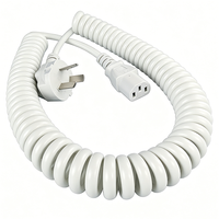 Câbles d'alimentation en spirale standard nationaux à 3 broches, type GB, pour ordinateur, vente en gros